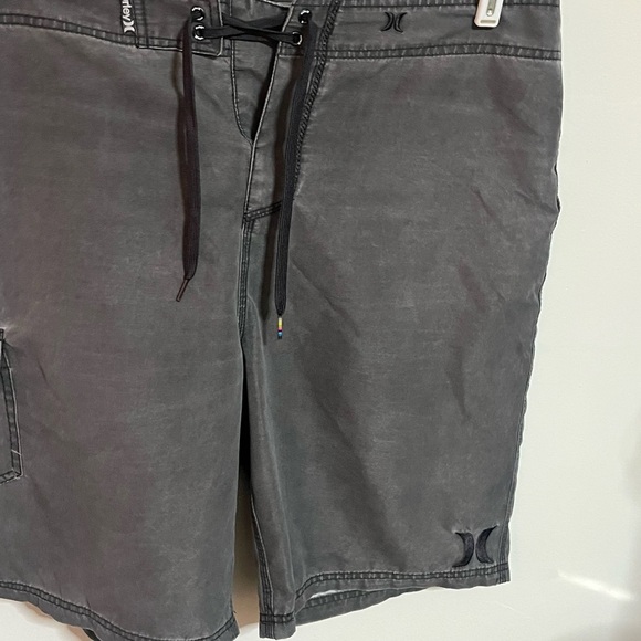 Hurley Gray Shorts Sz 36 - Picture 4 of 8
